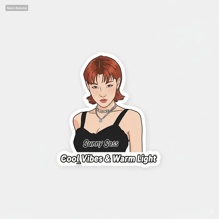 Custom Character Stickers Nano Banana 2.1 example