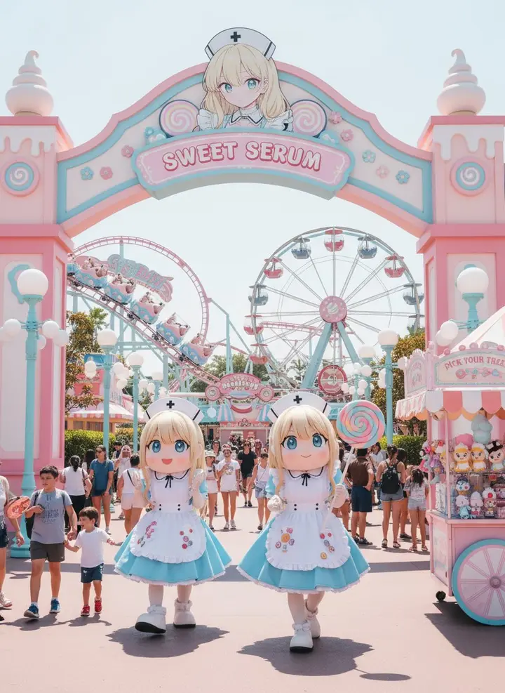 Custom Theme Park Nano Banana 2.1 example