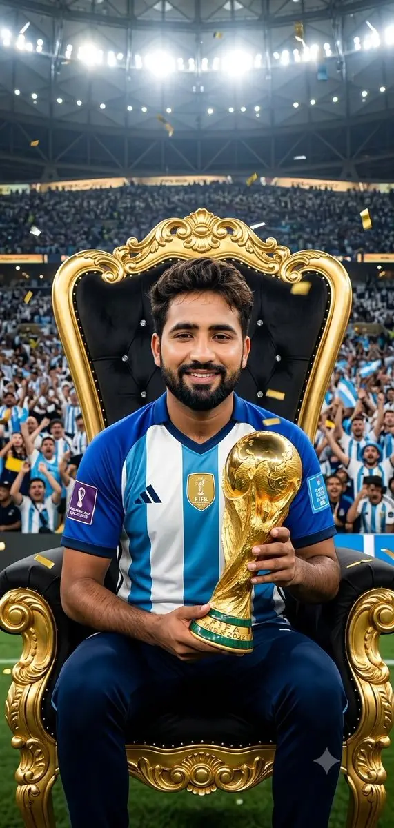FIFA World Cup Victory Throne Nano Banana 2.1 example