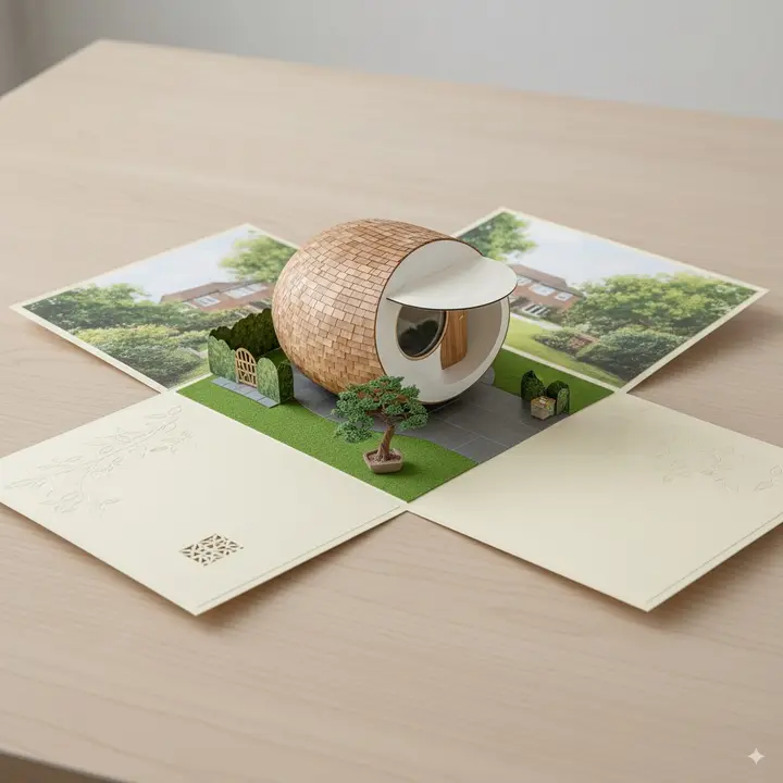 Scene A6 Folding Card Nano Banana 2.1 example