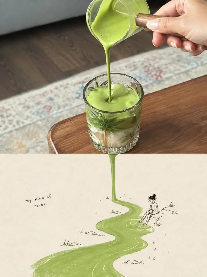 Surreal Food Storybook Illustration Nano Banana 2.1 example